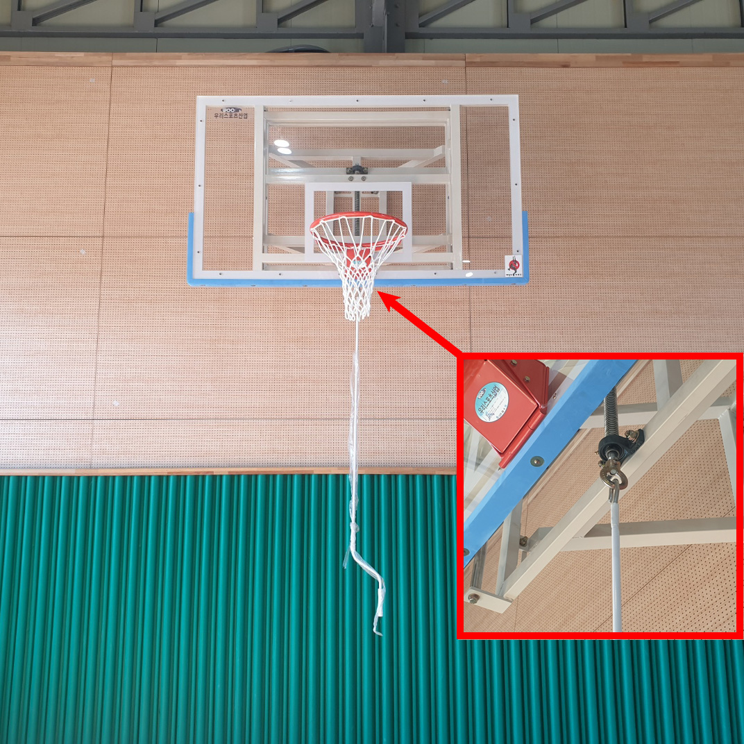 벽부착농구대[높이조절식]